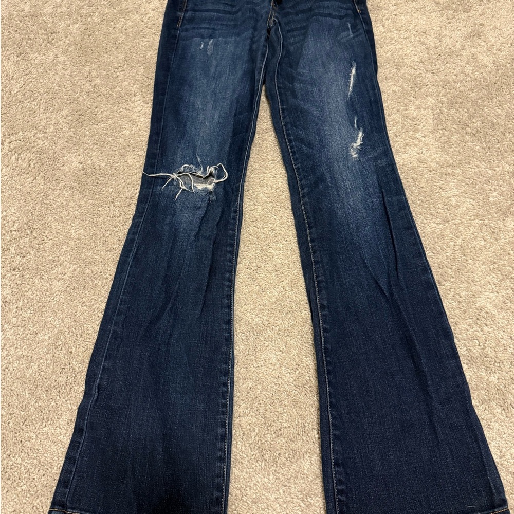 American Eagle Outfitters Dark Blue Flare Jeans